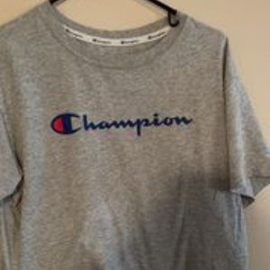 Medium Gray Champion Crop Top